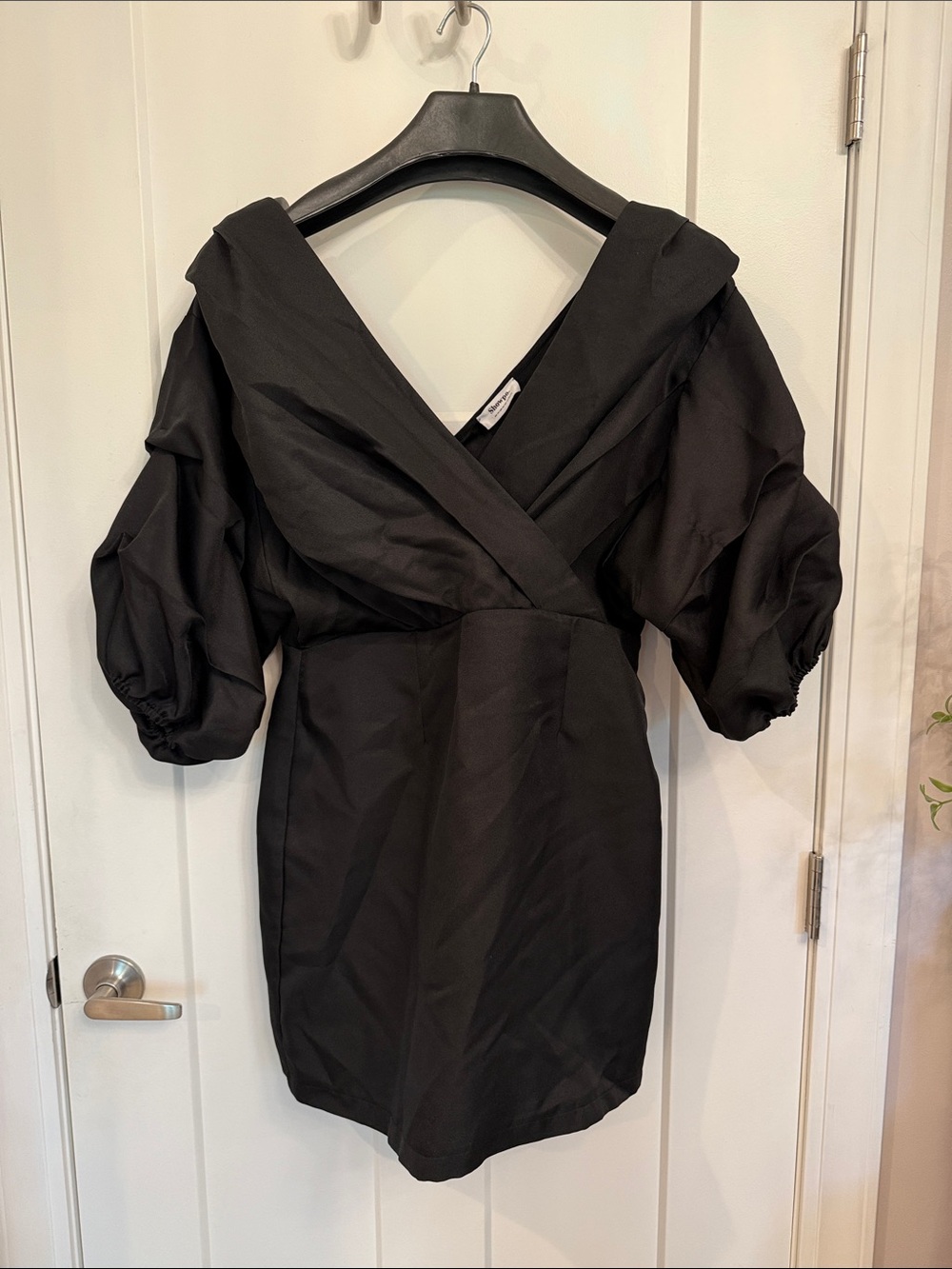 Showpo Anastasija Mini V-Neck Dress | Size 12